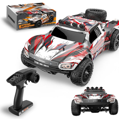 9201E 1:10 Full Scale Remote Control 4WD High Speed Car(Red) - RC Cars by buy2fix | Online Shopping UK | buy2fix