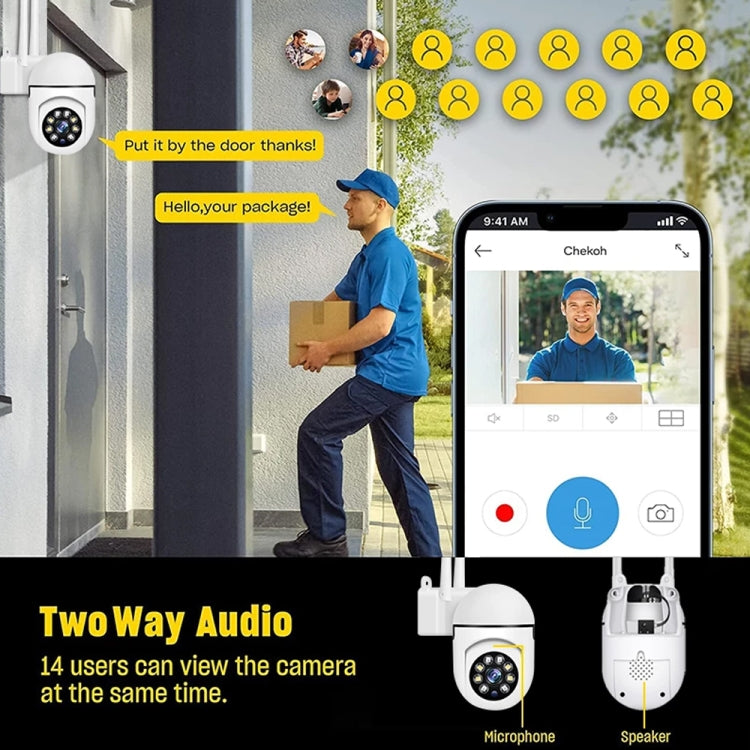 A7 1080P HD Wireless WiFi Smart Surveillance Camera Support Night Vision / Two Way Audio without Memory - Security by buy2fix | Online Shopping UK | buy2fix