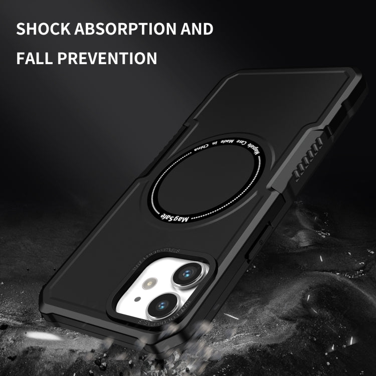 For iPhone 11 MagSafe Shockproof Armor Phone Case(Black) - iPhone 11 Cases by buy2fix | Online Shopping UK | buy2fix