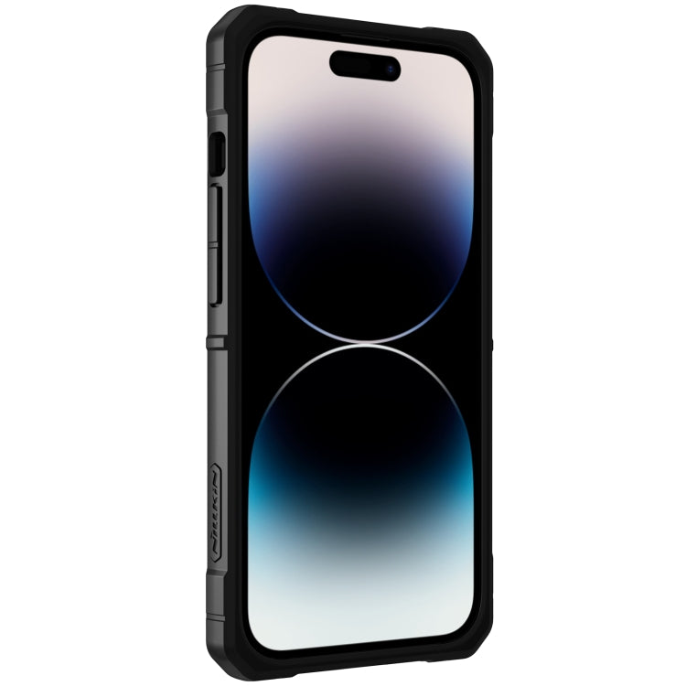 For iPhone 14 Pro NILLKIN Sliding Camera Cover Design TPU + PC Phone Case(Black) - iPhone 14 Pro Cases by NILLKIN | Online Shopping UK | buy2fix