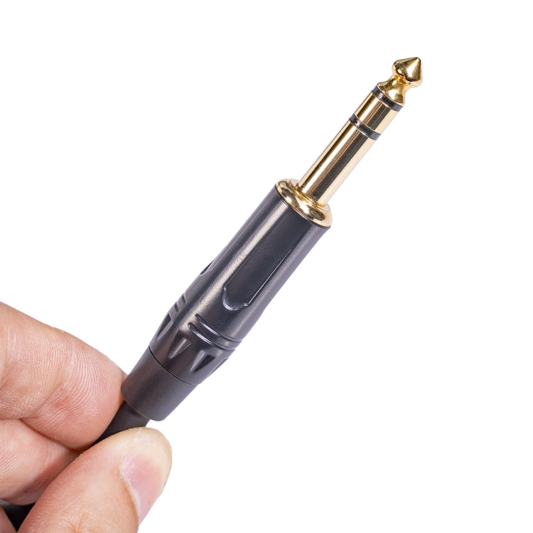 TC145BK19 6.35mm 1/4 inch TRS Male to XLR 3pin Male Audio Cable, Length:1.8m by buy2fix