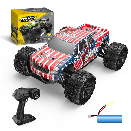 2.4G 1:20 Full Scale RC Off-road Vehicle(Red) by buy2fix