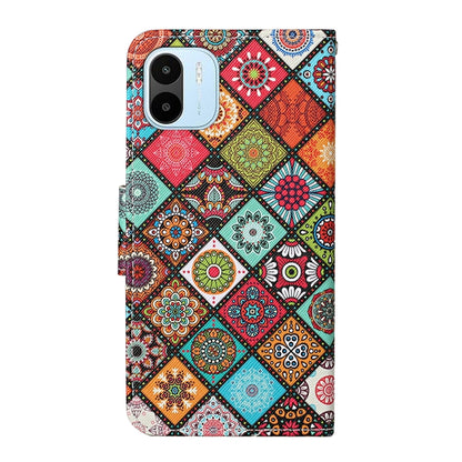 For Xiaomi Redmi A1 Colored Drawing Pattern Leather Phone Case(Ethnic Style) - Xiaomi Cases by buy2fix | Online Shopping UK | buy2fix