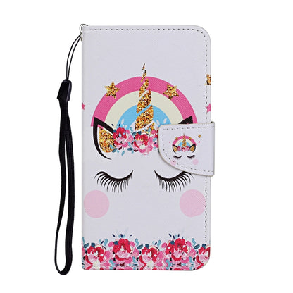 For Xiaomi Redmi A1 Colored Drawing Pattern Leather Phone Case(Crown Unicorn) - Xiaomi Cases by buy2fix | Online Shopping UK | buy2fix