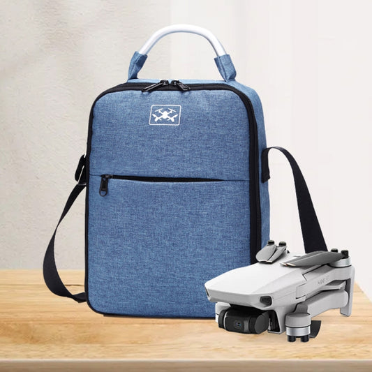 For DJI Mini SE Shockproof Single Shoulder Storage Carrying Case Box Bag, Size: 31 x 23 x 10cm(Blue + Black Liner) by buy2fix