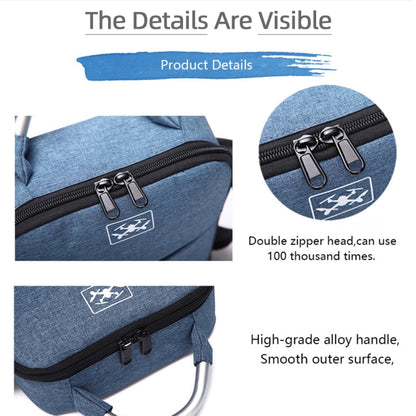 For DJI Mini SE Shockproof Single Shoulder Storage Carrying Case Box Bag, Size: 31 x 23 x 10cm(Blue + Black Liner) - DJI & GoPro Accessories by buy2fix | Online Shopping UK | buy2fix