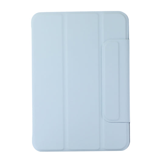 For iPad 2025 / 2022 3-fold Magnetic Buckle Leather Smart Tablet Case(White Ice Blue) by buy2fix