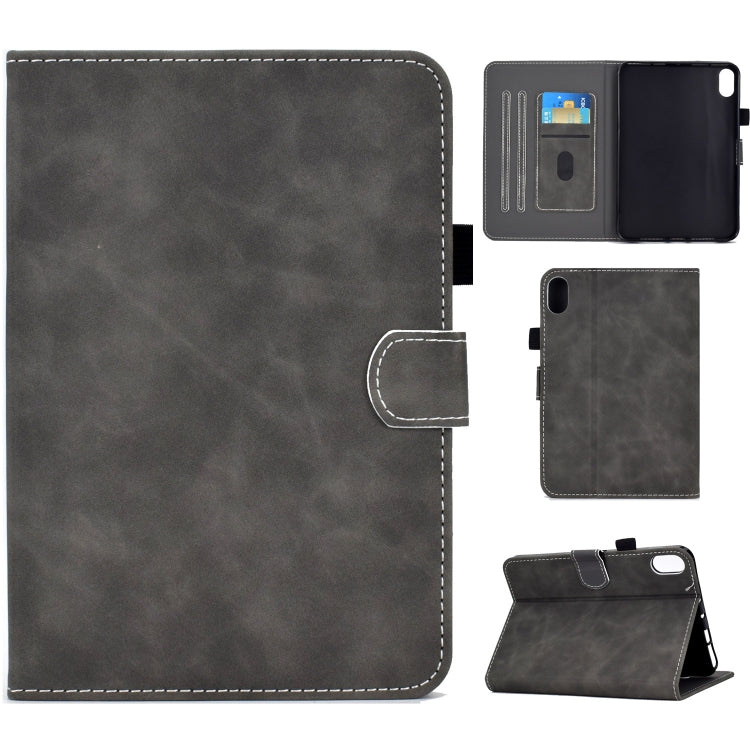 For iPad 2025 / 2022 Cowhide Texture Tablet Leather Smart Case(Grey) by buy2fix