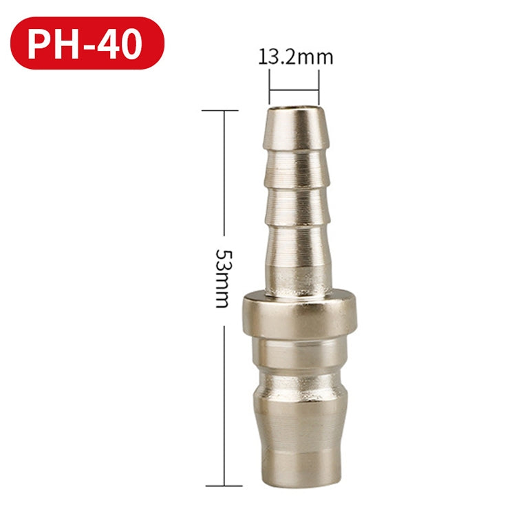 LAIZE PH-40 10pcs C-type Self-lock Pneumatic Quick Fitting Connector -  by LAIZE | Online Shopping UK | buy2fix