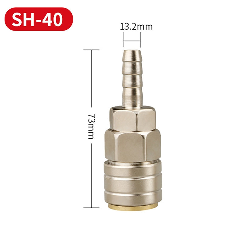 LAIZE SH-40 10pcs C-type Self-lock Pneumatic Quick Fitting Connector -  by LAIZE | Online Shopping UK | buy2fix