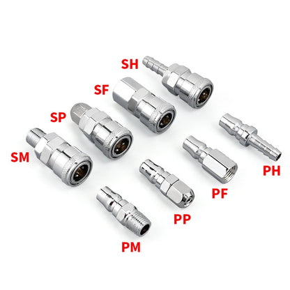 LAIZE PF-20 10pcs C-type Self-lock Air Tube Pneumatic Quick Fitting Connector -  by LAIZE | Online Shopping UK | buy2fix