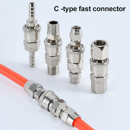 LAIZE PF-20 10pcs C-type Self-lock Air Tube Pneumatic Quick Fitting Connector -  by LAIZE | Online Shopping UK | buy2fix