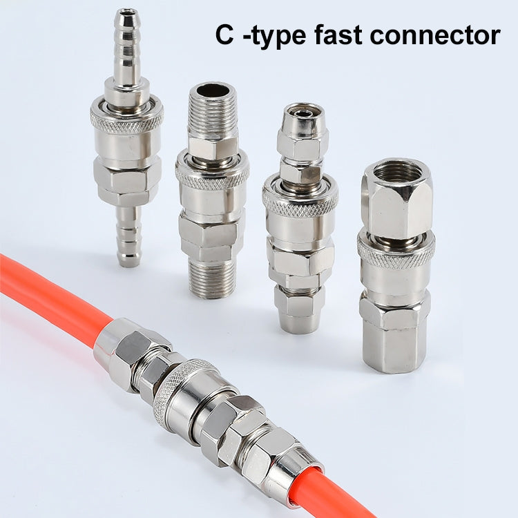 LAIZE PM-40 10pcs C-type Self-lock Air Tube Pneumatic Quick Fitting Connector -  by LAIZE | Online Shopping UK | buy2fix