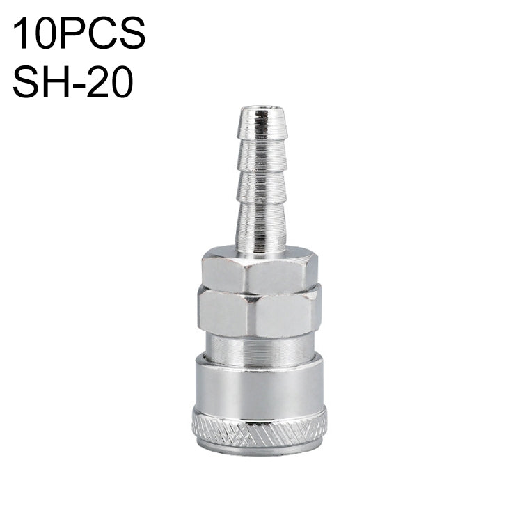 LAIZE SH-20 10pcs C-type Self-lock Air Tube Pneumatic Quick Fitting Connector -  by LAIZE | Online Shopping UK | buy2fix