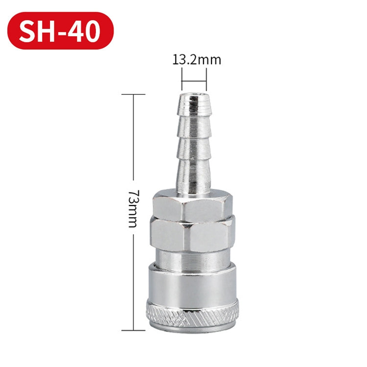 LAIZE SH-40 10pcs C-type Self-lock Air Tube Pneumatic Quick Fitting Connector -  by LAIZE | Online Shopping UK | buy2fix