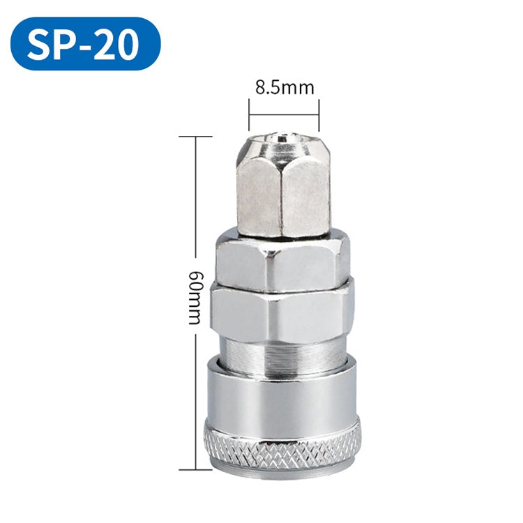 LAIZE SP-20 10pcs C-type Self-lock Air Tube Pneumatic Quick Fitting Connector -  by LAIZE | Online Shopping UK | buy2fix