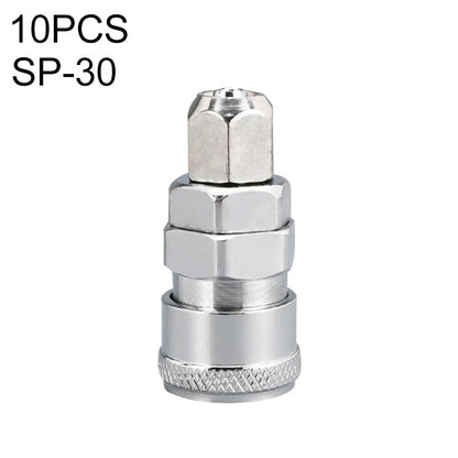 LAIZE SP-30 10pcs C-type Self-lock Air Tube Pneumatic Quick Fitting Connector -  by LAIZE | Online Shopping UK | buy2fix