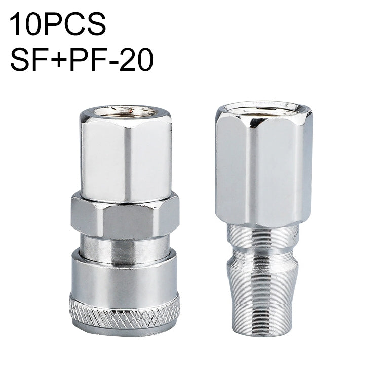LAIZE SF+PF-20 10pcs C-type Self-lock Air Tube Pneumatic Quick Fitting Connector -  by LAIZE | Online Shopping UK | buy2fix
