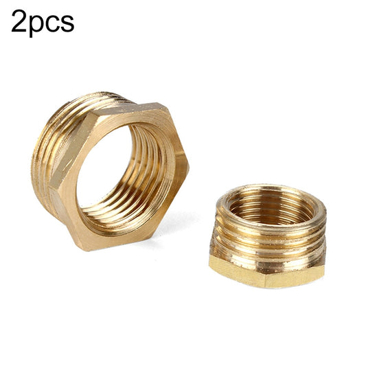 LAIZE 2pcs Compensation External Internal Connection Reducing Internal Thread External Thread, Caliber:2 Point-4 Point by buy2fix