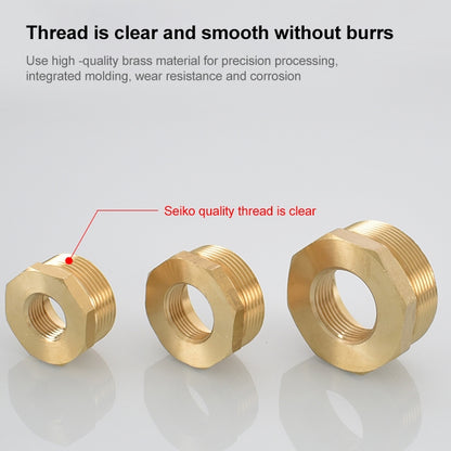LAIZE 2pcs Compensation External Internal Connection Reducing Internal Thread External Thread, Caliber:4 Point-6 Point by buy2fix