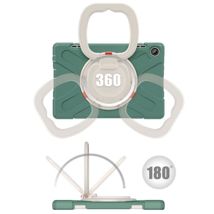 For Lenovo Tab M10 10.1 3rd Gen Silicone + PC Protective Tablet Case(Emerald) by buy2fix