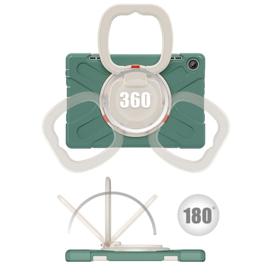 For Lenovo Tab M10 10.1 3rd Gen Silicone + PC Protective Tablet Case(Emerald) by buy2fix