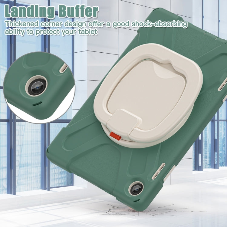 For Lenovo Tab M10 10.1 3rd Gen Silicone + PC Protective Tablet Case(Emerald) by buy2fix