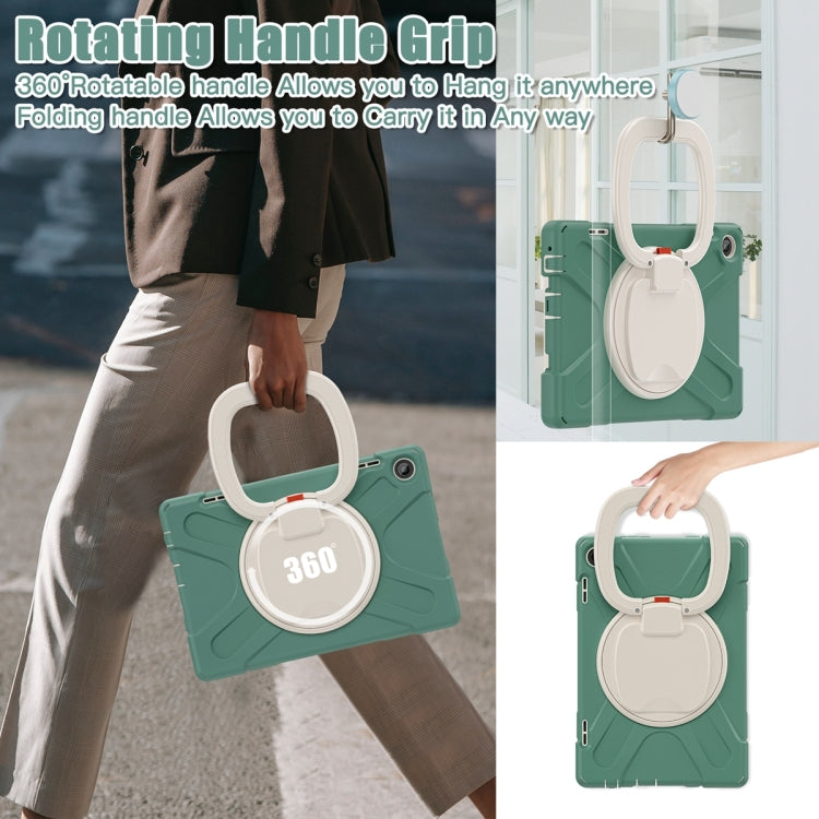 For Lenovo Tab M10 10.1 3rd Gen Silicone + PC Protective Tablet Case(Emerald) by buy2fix