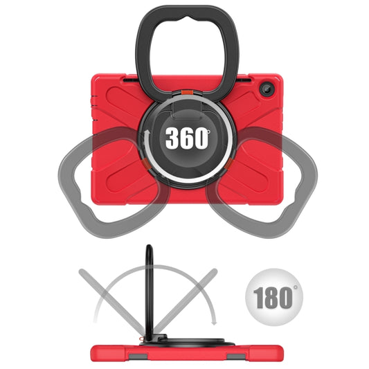 For Lenovo Tab M10 10.1 3rd Gen Silicone + PC Protective Tablet Case(Red) by buy2fix