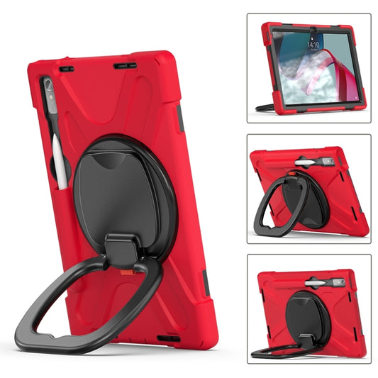 For Lenovo Pad Pro 2022 11.2 inch Silicone + PC Protective Tablet Case(Red) by buy2fix