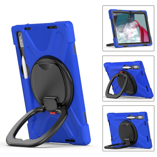 For Lenovo Pad Pro 2022 11.2 inch Silicone + PC Protective Tablet Case(Blue) by buy2fix