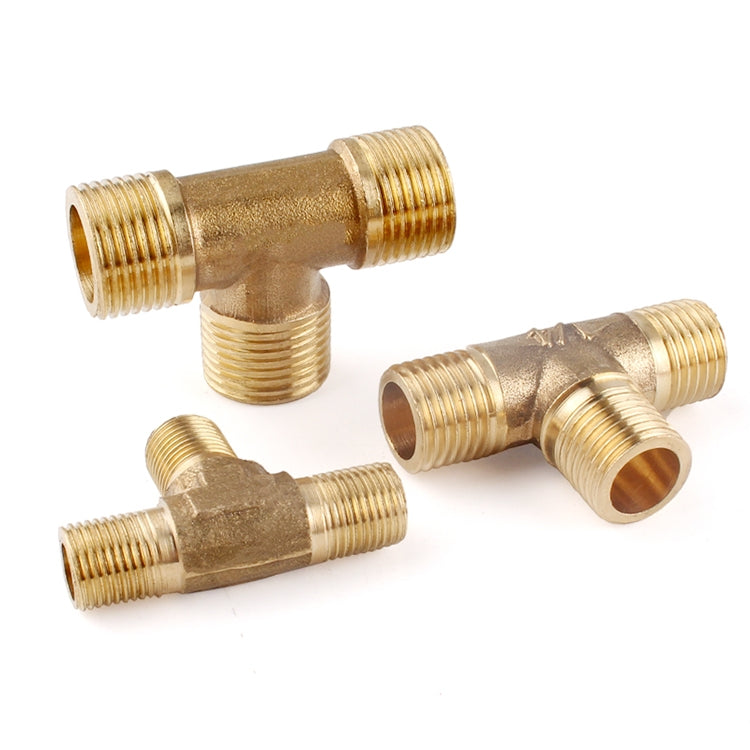 LAIZE External Thread Plumbing Copper Pipe Fittings, Caliber:1 Point(Three Way) -  by LAIZE | Online Shopping UK | buy2fix