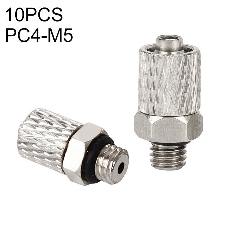PC4-M5 LAIZE 10pcs Micro Trachea Quick Connector -  by LAIZE | Online Shopping UK | buy2fix