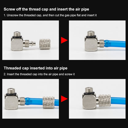 PL6-M5 LAIZE 10pcs Micro Trachea Quick Connector -  by LAIZE | Online Shopping UK | buy2fix