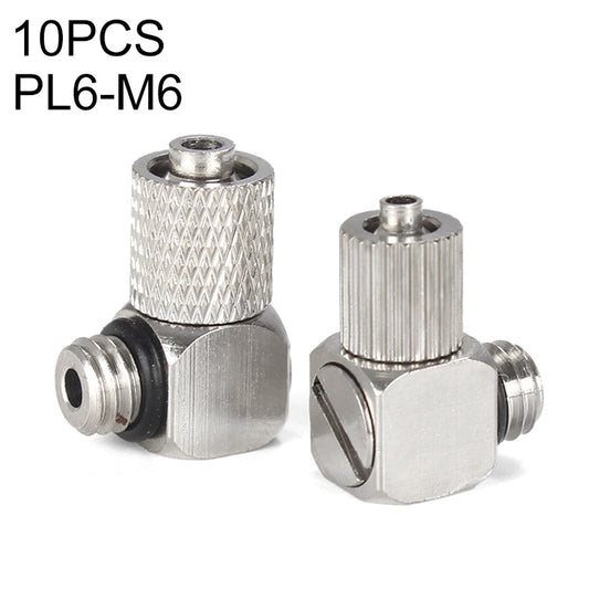 PL6-M6 LAIZE 10pcs Micro Trachea Quick Connector -  by LAIZE | Online Shopping UK | buy2fix