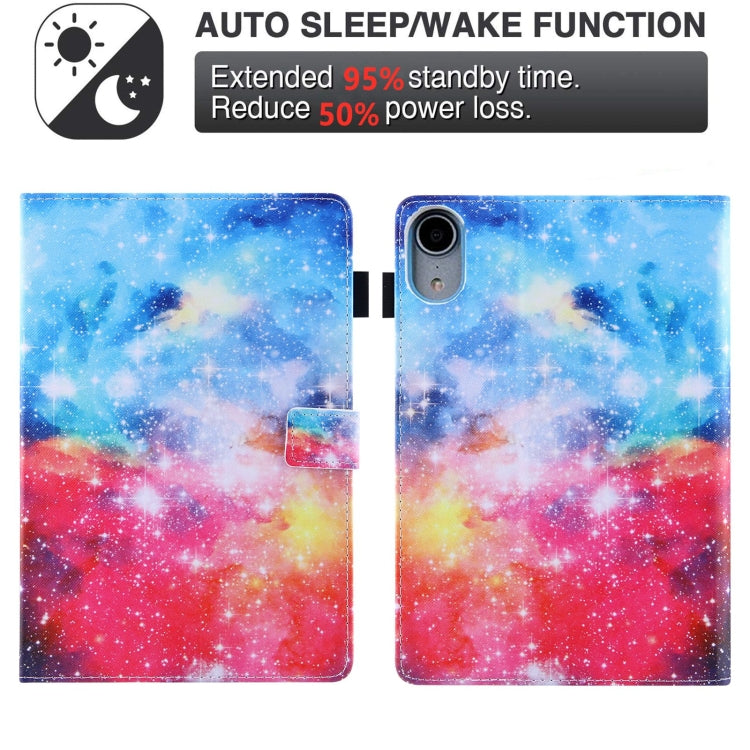 For iPad 2025 / 2022 Colored Drawing Leather Smart Tablet Case(Beautiful Sky) by buy2fix