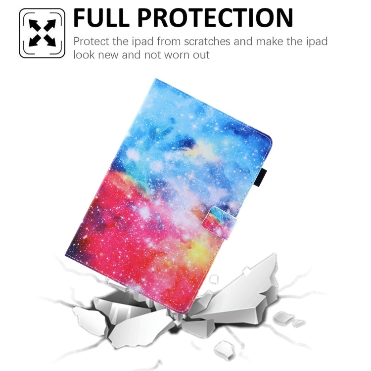 For iPad 2025 / 2022 Colored Drawing Leather Smart Tablet Case(Beautiful Sky) by buy2fix
