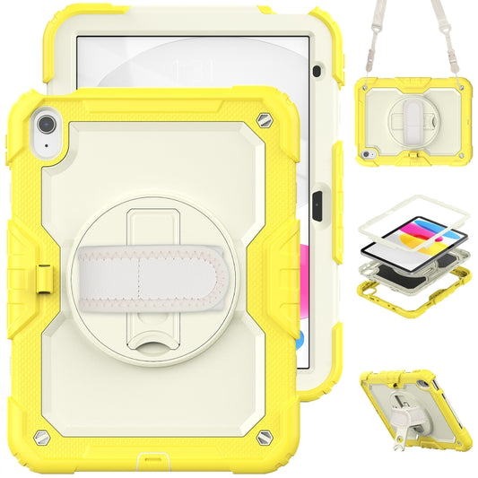 For iPad 2025 / 2022 Silicone + PC Full Body Protection Tablet Case(Yellow) by buy2fix
