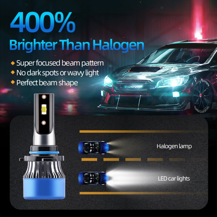 Q2 1 Pair 9005 25W / 3000LM / DC9-36V / 6000K IP68 Waterproof Car LED Headlight - In Car by buy2fix | Online Shopping UK | buy2fix