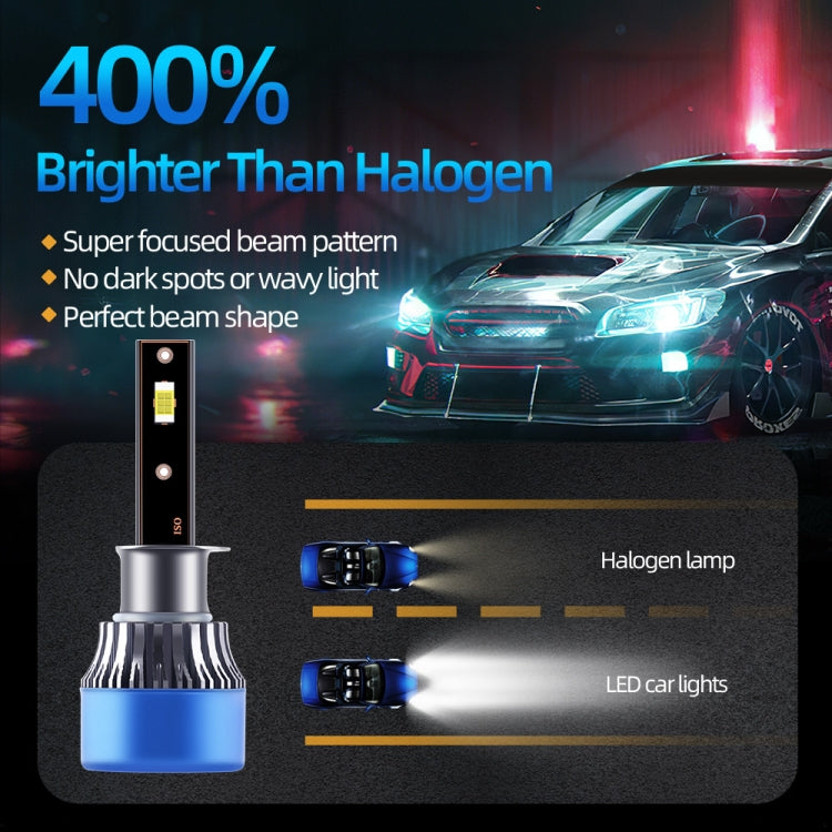 Q2 1 Pair H1 25W / 3000LM / DC9-36V / 6000K IP68 Waterproof Car LED Headlight - In Car by buy2fix | Online Shopping UK | buy2fix