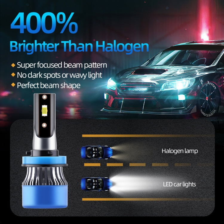 Q2 1 Pair H11 25W / 3000LM / DC9-36V / 6000K IP68 Waterproof Car LED Headlight - In Car by buy2fix | Online Shopping UK | buy2fix