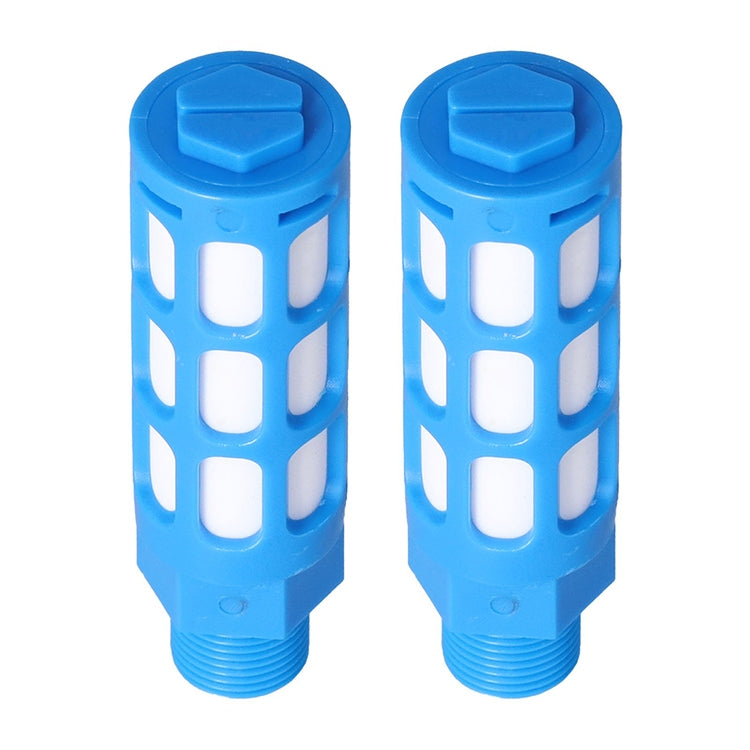 LAIZE Plastic Pneumatic Muffler, Caliber:3 Point(Blue) -  by LAIZE | Online Shopping UK | buy2fix