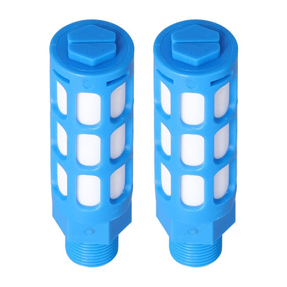 LAIZE Plastic Pneumatic Muffler, Caliber:3 Point(Blue) -  by LAIZE | Online Shopping UK | buy2fix