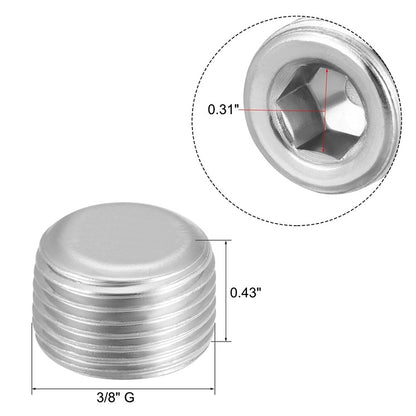 LAIZE 10pcs Iron Plug Connector Accessories, Caliber:3 Point -  by LAIZE | Online Shopping UK | buy2fix