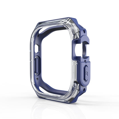For Apple Watch Ultra 3 / 2 / 1 49mm Double Color Armor Shockproof Case(Blue) by buy2fix
