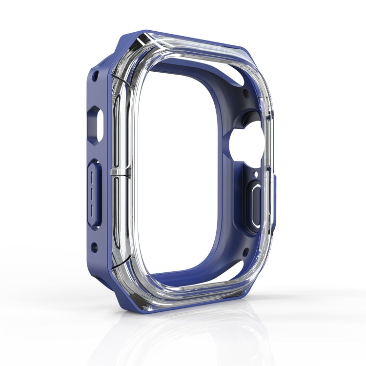 For Apple Watch Ultra 3 / 2 / 1 49mm Double Color Armor Shockproof Case(Blue) by buy2fix
