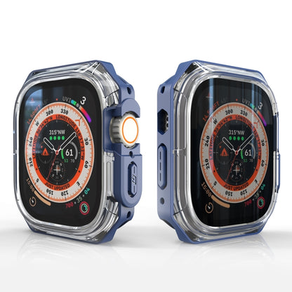 For Apple Watch Ultra 3 / 2 / 1 49mm Double Color Armor Shockproof Case(Blue) by buy2fix