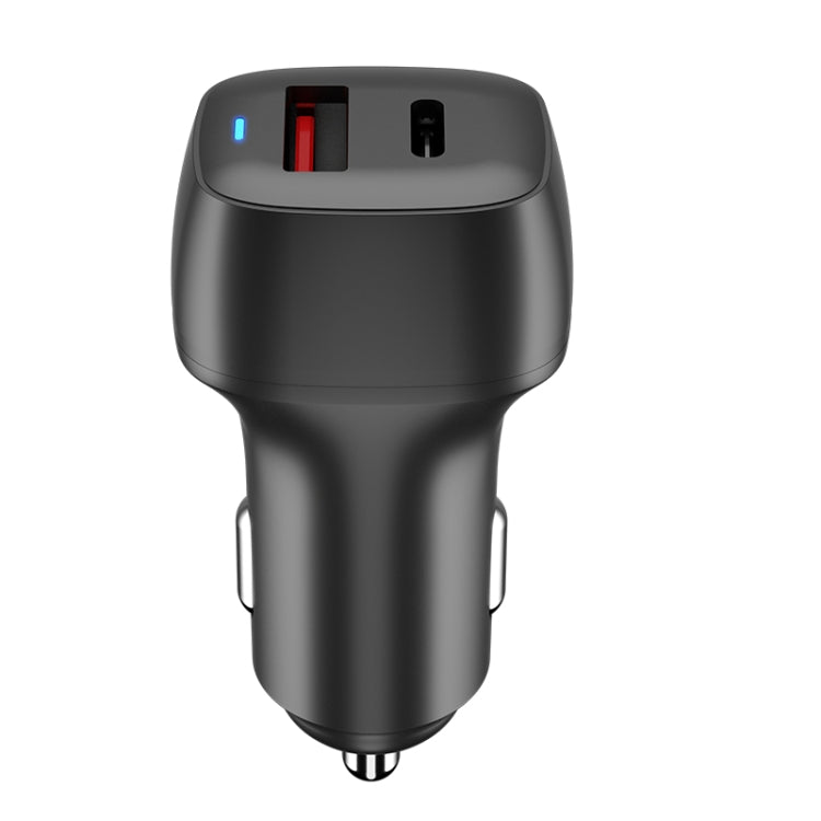 ACC-578 33W USB-C/Type-C+USB Fast Charge Car Charger(Black) - In Car by buy2fix | Online Shopping UK | buy2fix