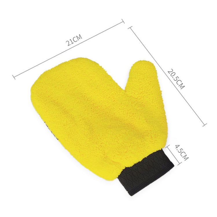 Soft Coral Fleece Motorcycle Car Cleaning Gloves - In Car by buy2fix | Online Shopping UK | buy2fix