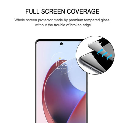 For Motorola Edge 30 Ultra 3D Curved Edge Full Screen Tempered Glass Film - Motorola Tempered Glass by buy2fix | Online Shopping UK | buy2fix